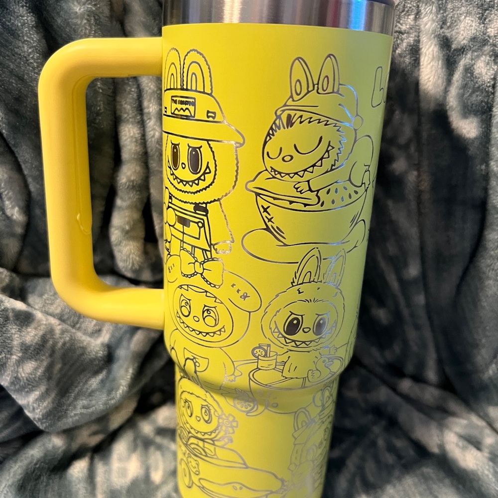30oz engraved LaBubu tumbler